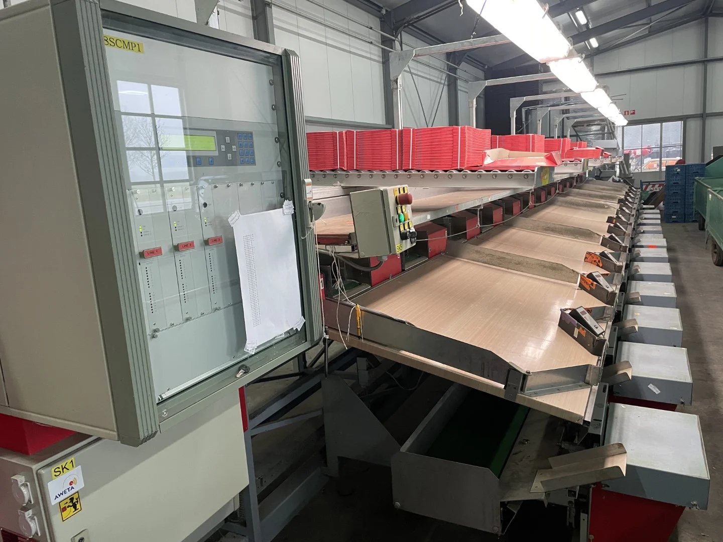 Aweta GM3-12+1 pepper sorting machine • Duijndam Machines