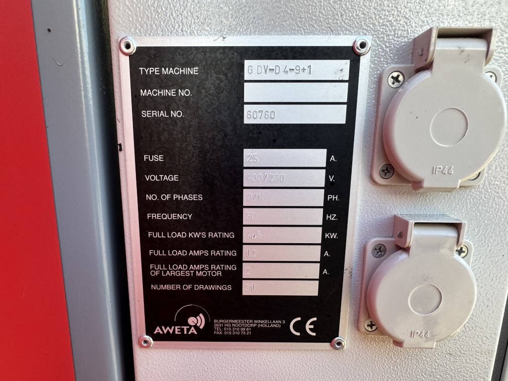 Aweta GM4-9 ������������ ��� ���������� ����� � ������� � ���������� �����