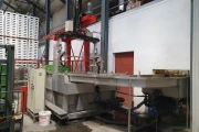 Aweta GMC3-12 fruit sorting machine with Stas bin water unloader