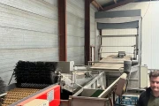 Aweta 4-9 sorting machine with Stas water unloader for apples and pears