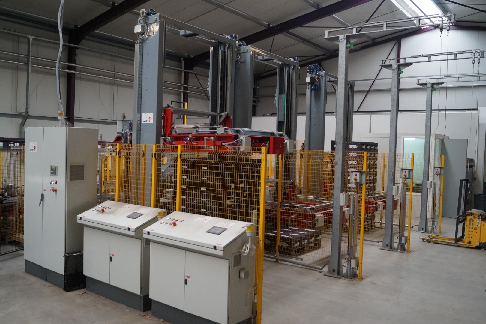 Aweta plate palletizer • Duijndam Machines