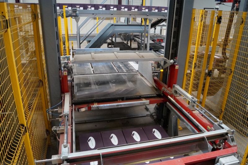 Paletizador de placas Aweta • Duijndam Machines