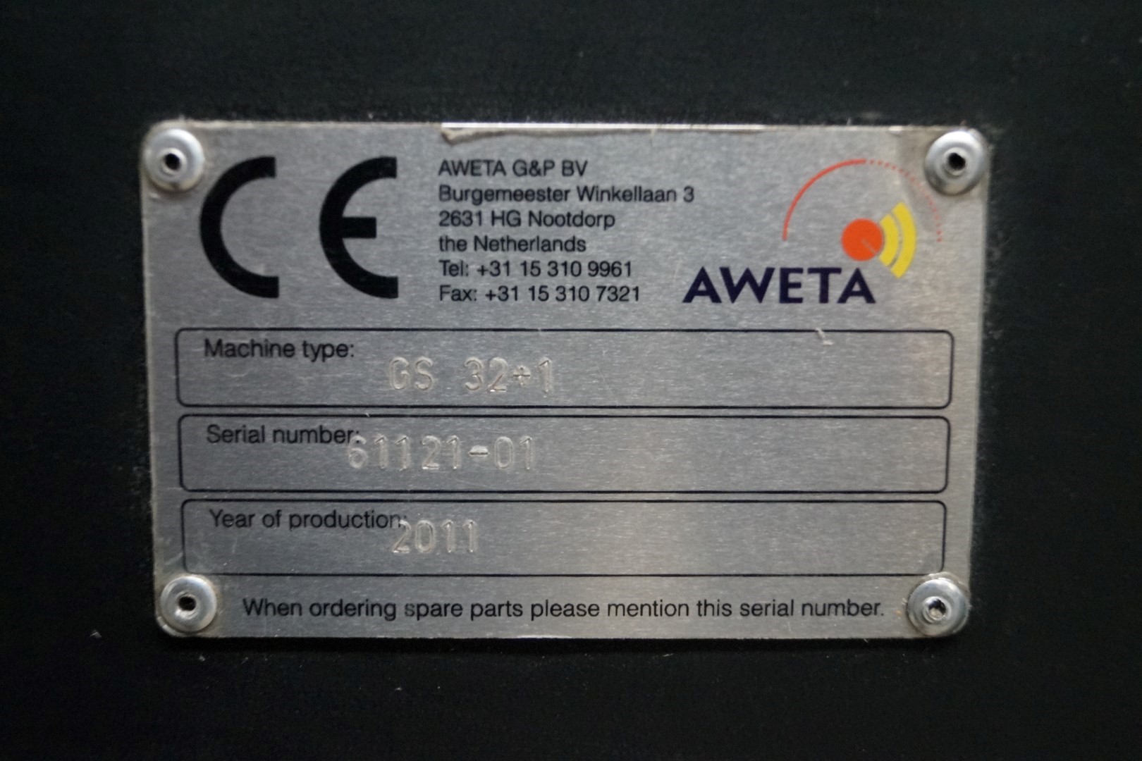 Aweta GS32 + 1