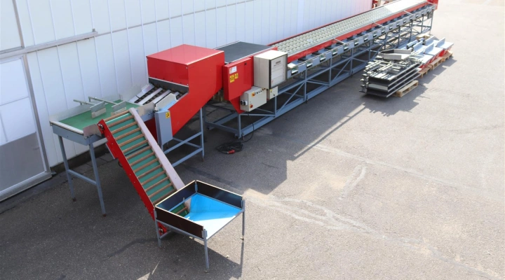 Aweta Kg4 16 1 Tomato Sorting Machine For Colour And Weight Duijndam Machines