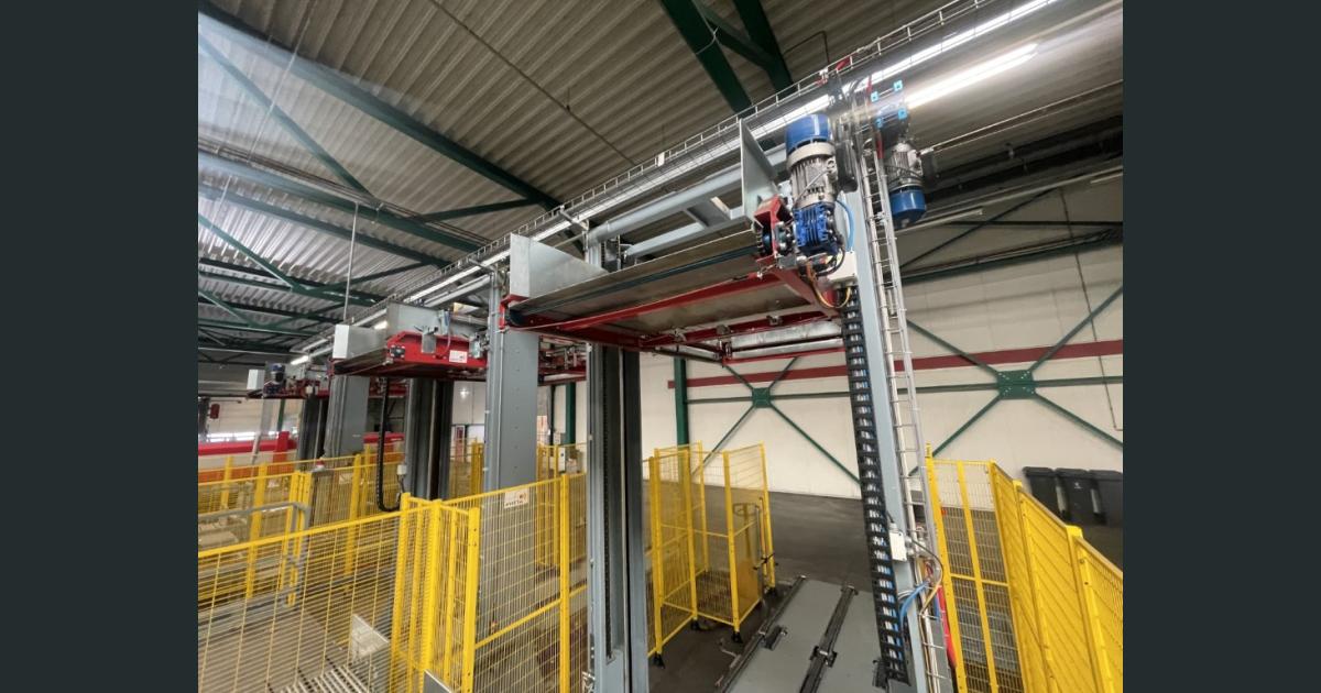 Aweta Easypal palletizer • Duijndam Machines