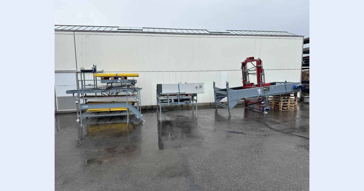 Aweta Easypal palletizer • Duijndam Machines