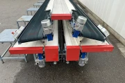 Aweta production and packaging line double packing conveyor