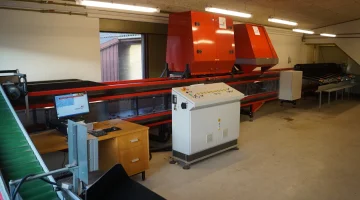 Aweta Rollerstar PV 1-7+1 gewicht, grootte en kleur sorteermachine