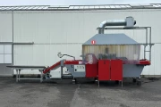 Aweta SK1 cucumber wrapping machine with feeding conveyor