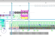 Dimensions of Aweta GS grading machine with Taks infeed for eggplant