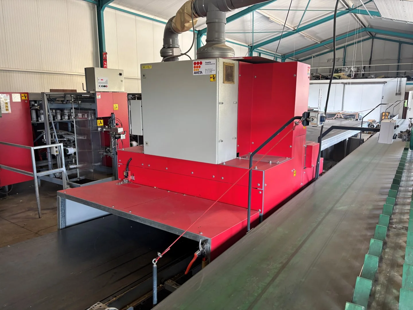 Aweta TRS-6 rose sorting machine with sealer and compressor • Duijndam ...