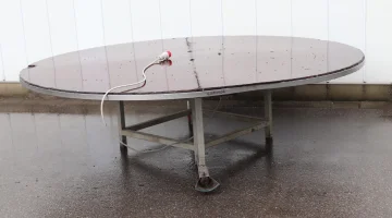 Baekelandt RVS draaitafel 3 meter Ø