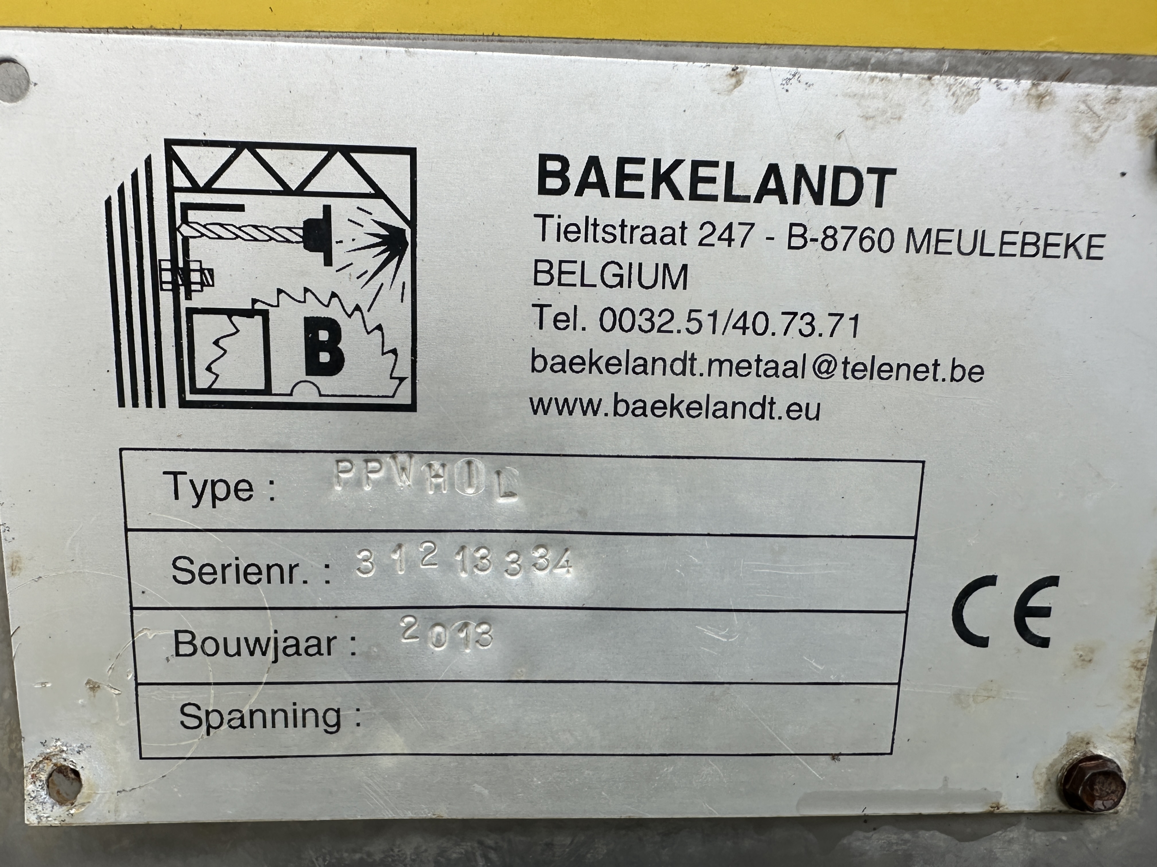 Baekelandt PPWHIL ������ ��� ����� � ������� ����-�����