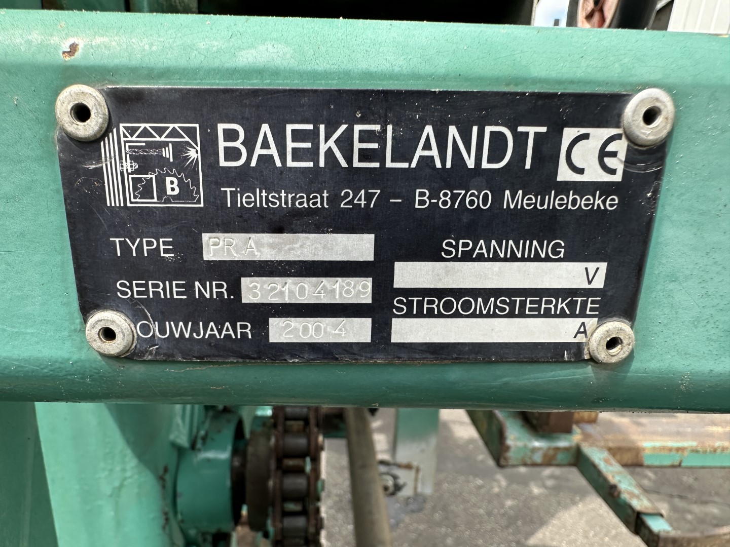Baekelandt PRA Комбайн для уборки лука-порея автоматический