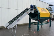 Allround barrel washing machine for carrots bulbs and potatoes