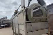 Barrel washing machine stainless steel 400 x 120 cm