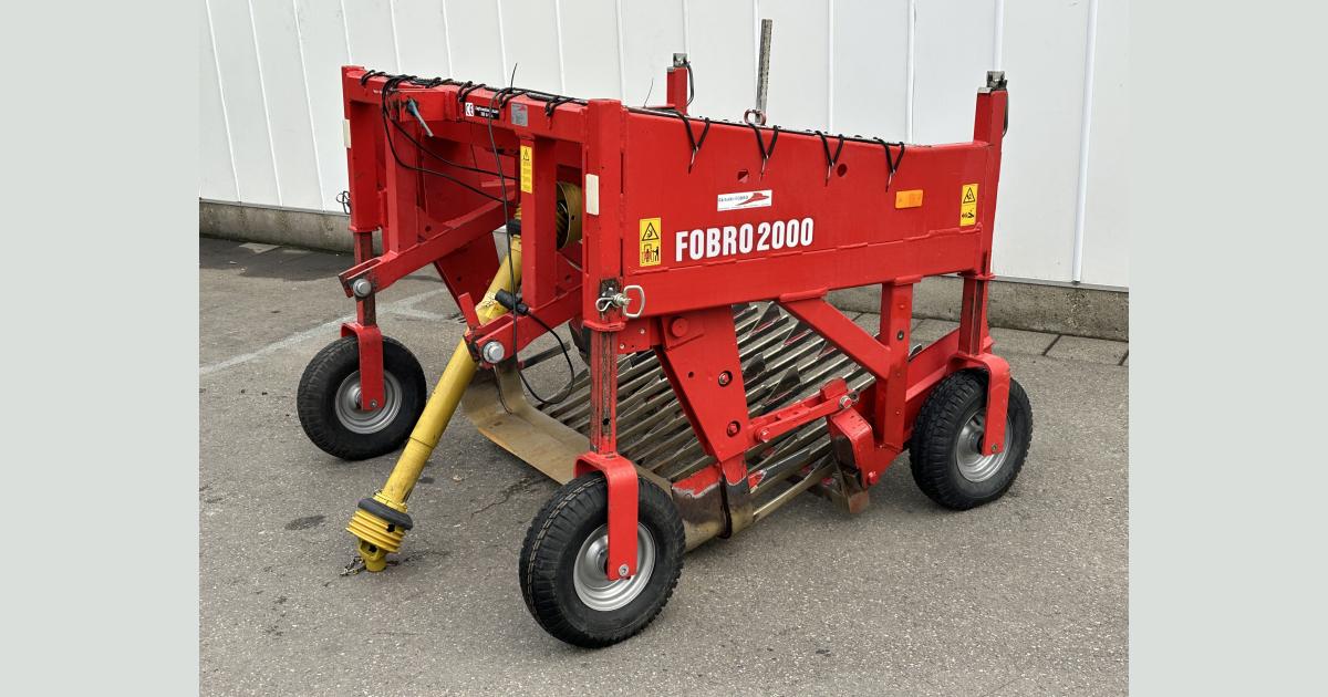 Bärtschi Fobro 2000 shaking bedlifter 135 cm • Duijndam Machines