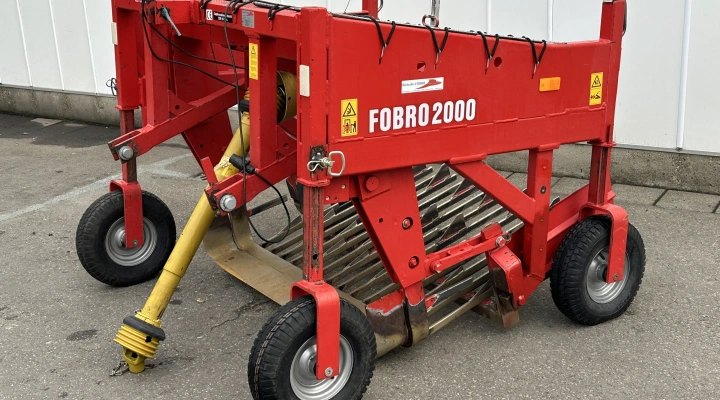 Bärtschi Fobro 2000 schudlichter 135 cm, dubbel, schuddend rooimes