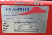 Bärtschi Fobro 2000 schudlichter 135 cm, dubbel, schuddend rooimes