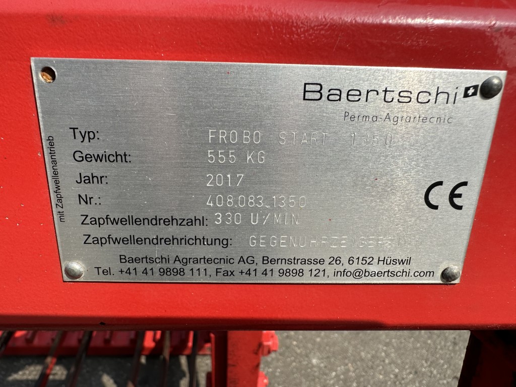 Brtschi Fobro start 1350 Wuhlmaus + Wuhlmaus SL 1625 harvester