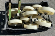 Basrijs lettuce planting machine self driven 5 rows with Honda engine