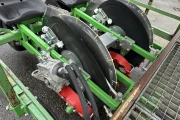 Basrijs plantmachine met aangedreven schijven, 2 rijen