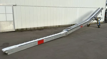 Cinta transportadora de recolección de aluminio para las verduras cosechadas a mano, como la col y el brócoli 12 meter