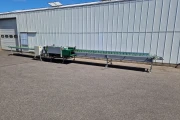 Bercomex SOBB-SL5-DD flower bunching machine with 2 CRM binders and collection conveyor