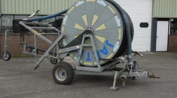 Idrofoglia beregeningshaspel 300 meter slang met diameter van 90mm