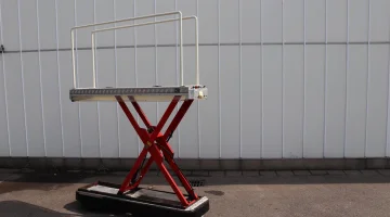 Berg chariot électriques sur rails-tubes avec ciseaux hydrauliques électriques, piste de 42,5 cm
