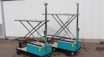 Berg elektryczny wózka rurowe do pielęgnacji z nożycami mechanicznymi, tor 55 cm