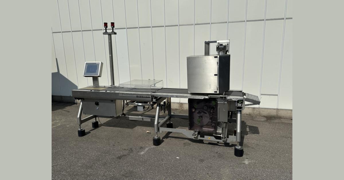 Bizerba GLM-I price labeler top and bottom • Duijndam Machines