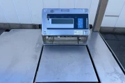 Bizerba work table stainless steel with scale max.3 kg