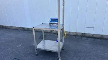 Bizerba work table stainless steel with scale max.3 kg