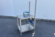 Bizerba work table stainless steel with scale max.3 kg