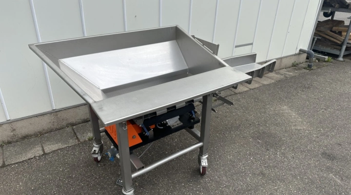 Bodijn trilgoot vibratory feeding hopper output width 19 cm