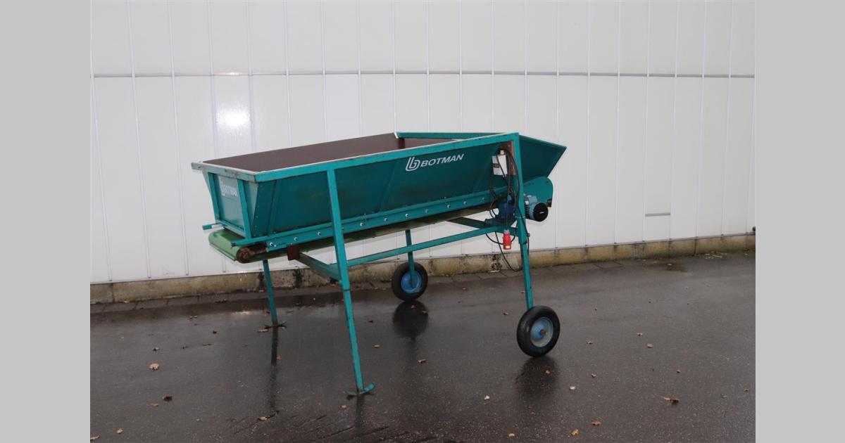 Botman hopper with adjustable speed • Duijndam Machines