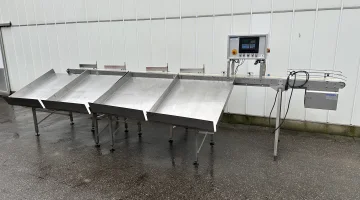Selezionatrice a peso Brimapack - Van der Pavert Vesort 3600 per Brocolli