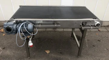 Flat conveyor 160 x 67 cm, stainless steel