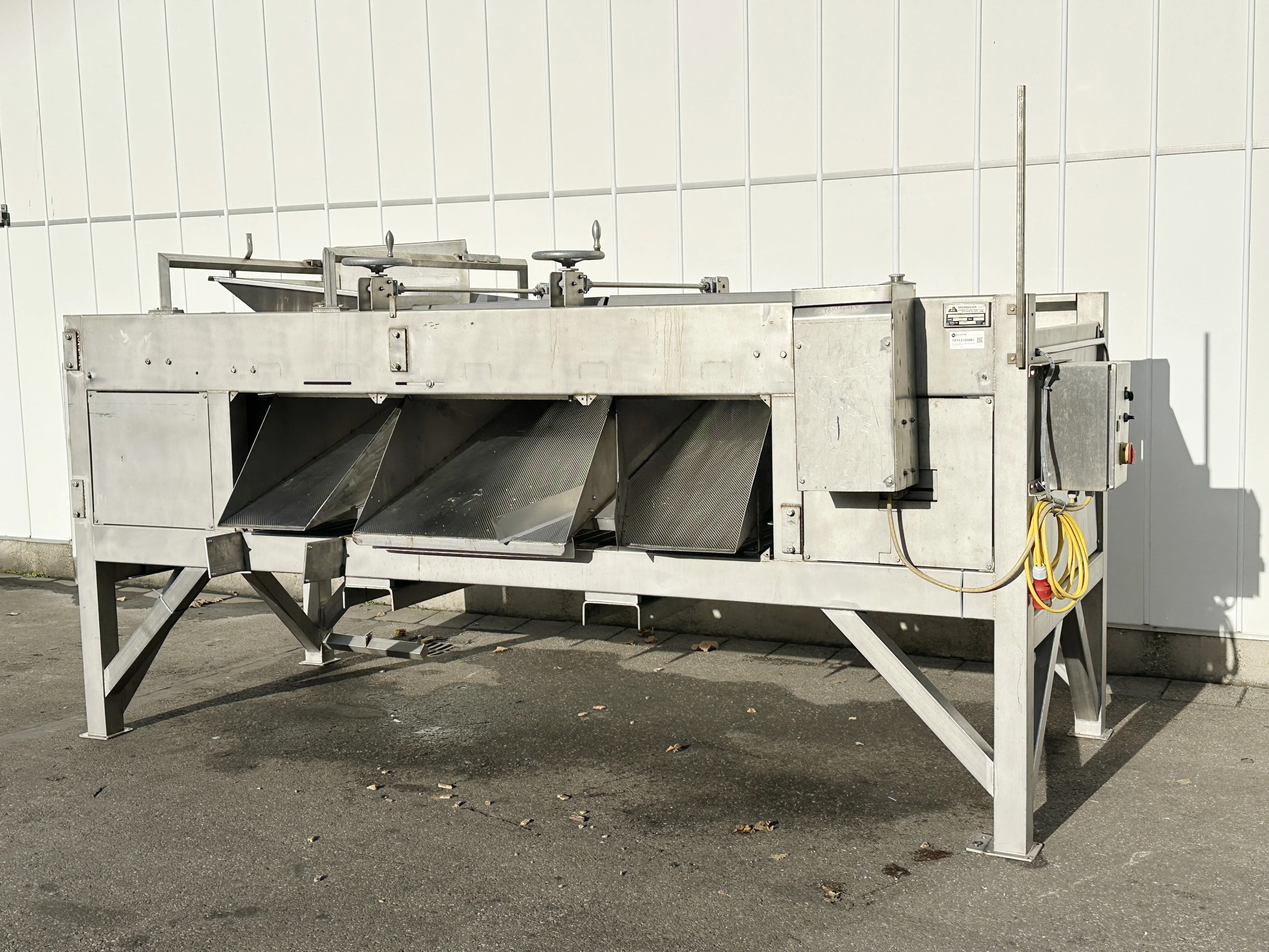 Bruynooghe RK131421 roller sorting machine stainless steel 90 cm 3 ...
