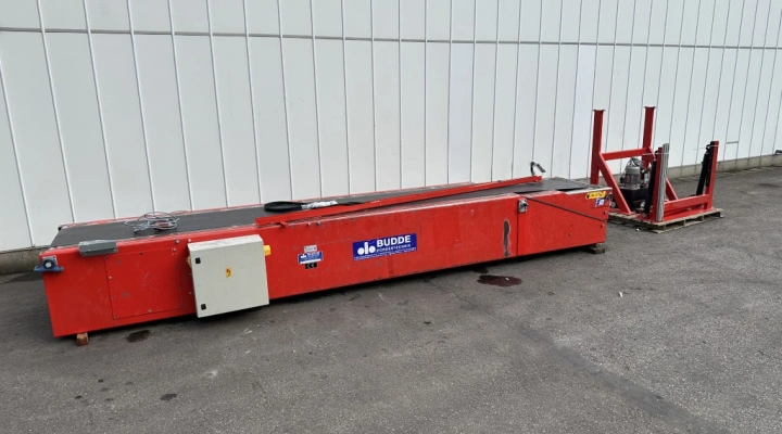 Budde conveyor telescopic conveyor for loading and unloading containers 500 tot 1150 cm