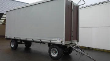 Bunk gegalvaniseerde schuifzeilenwagen.