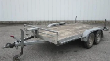 Reboque de beliche para carros atrás