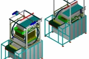 Burg hydro bin filler for apples and pears