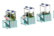 Burg hydro bin filler for apples and pears