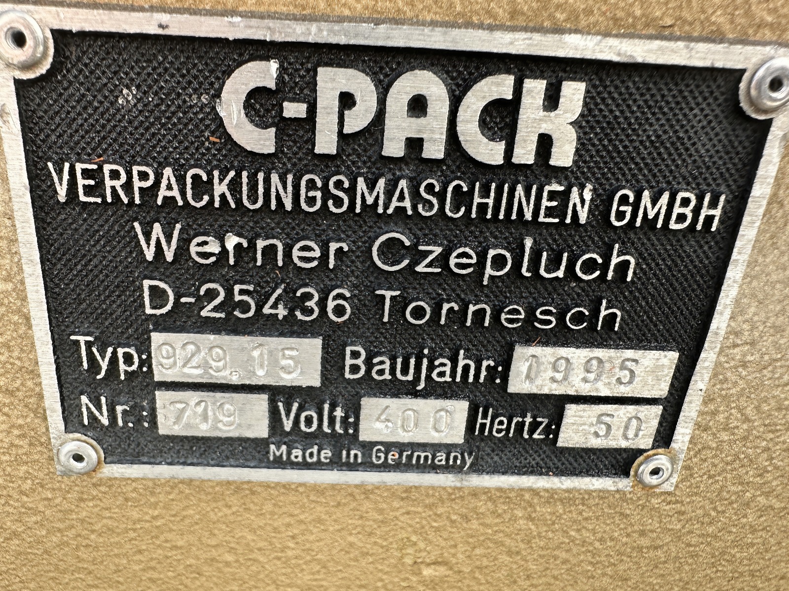 C-Pack 929.15 ������ ��� �������� � ����� � �������������� ���������