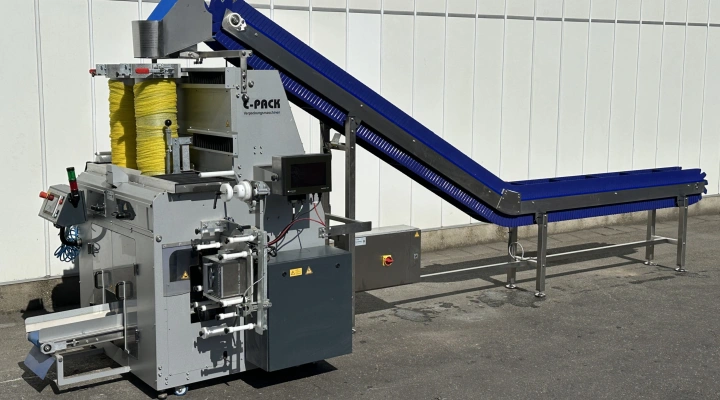 C-Pack VAS 992 vertical net packaging machine with seal and handle