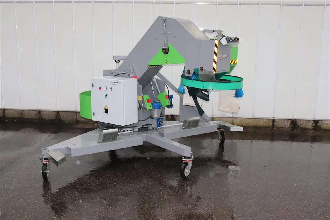 MAF RODA dry bin filler for fruit • Duijndam Machines