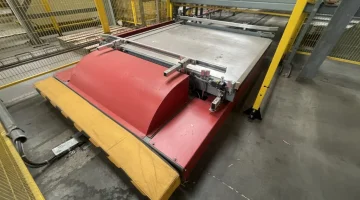 Aweta Centraal pallet aanvoersysteem met trolley