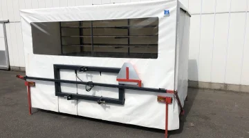 Máquina de plantação de carrossel Checchi e Magli Tex com 5 linhas